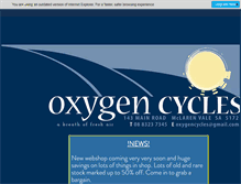 Tablet Screenshot of oxygencycles.com